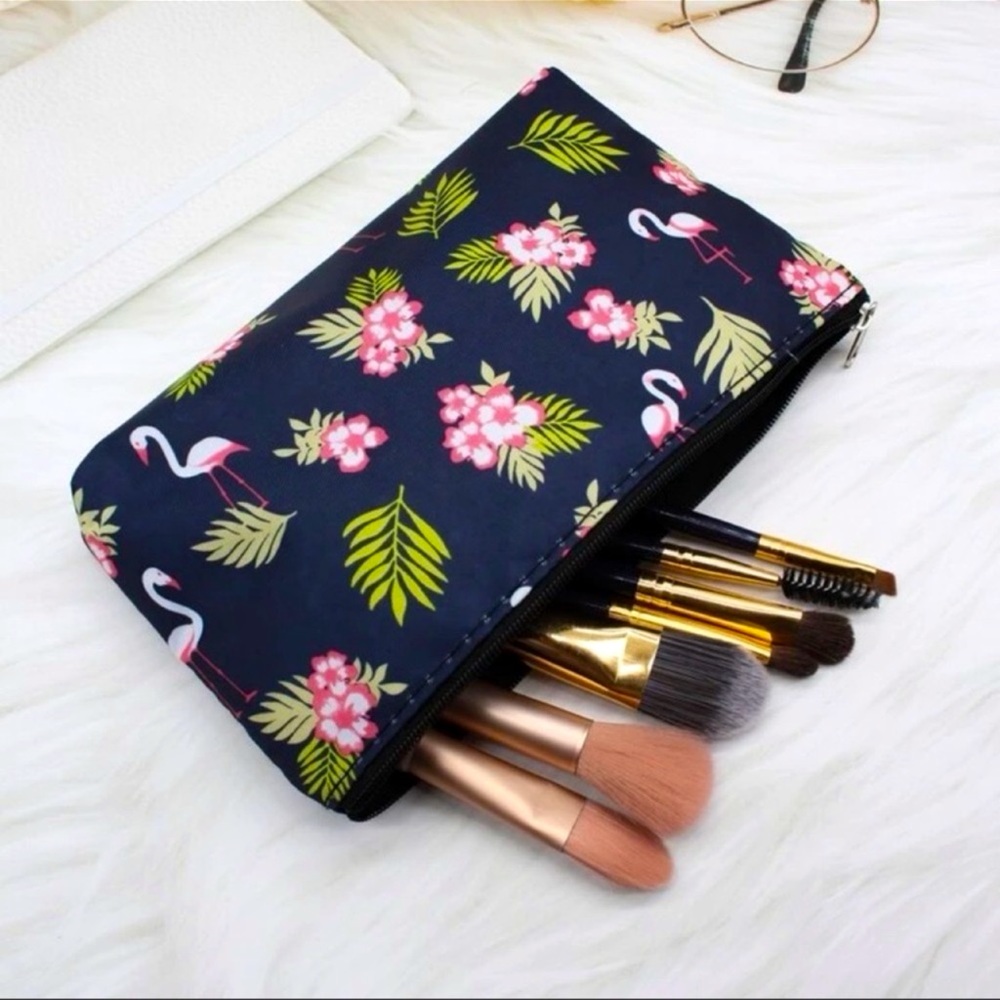 Flamingo Makeup Bag